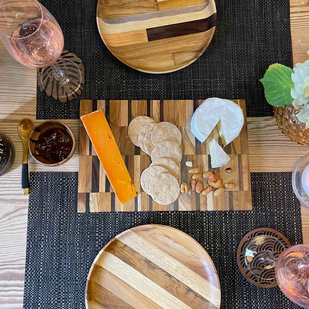 Upcycled End Grain Cutting Board - Pattern E (2 Sizes Available)-1